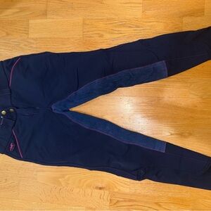 Women's Navy Riding Pants